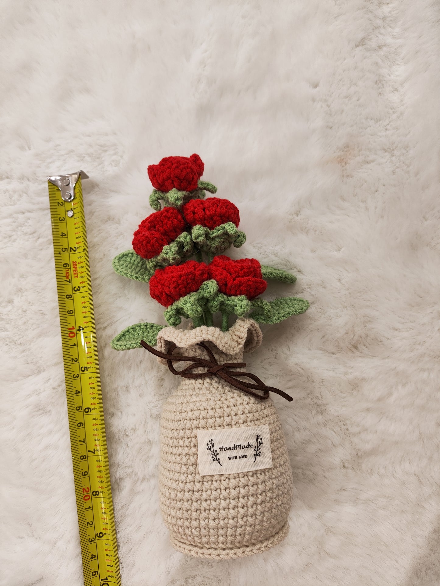 Crochet Flower Pots/Mini Roses